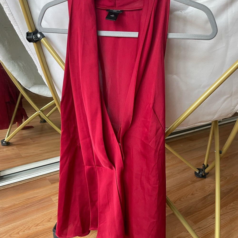 Ann Taylor Red Blouse
